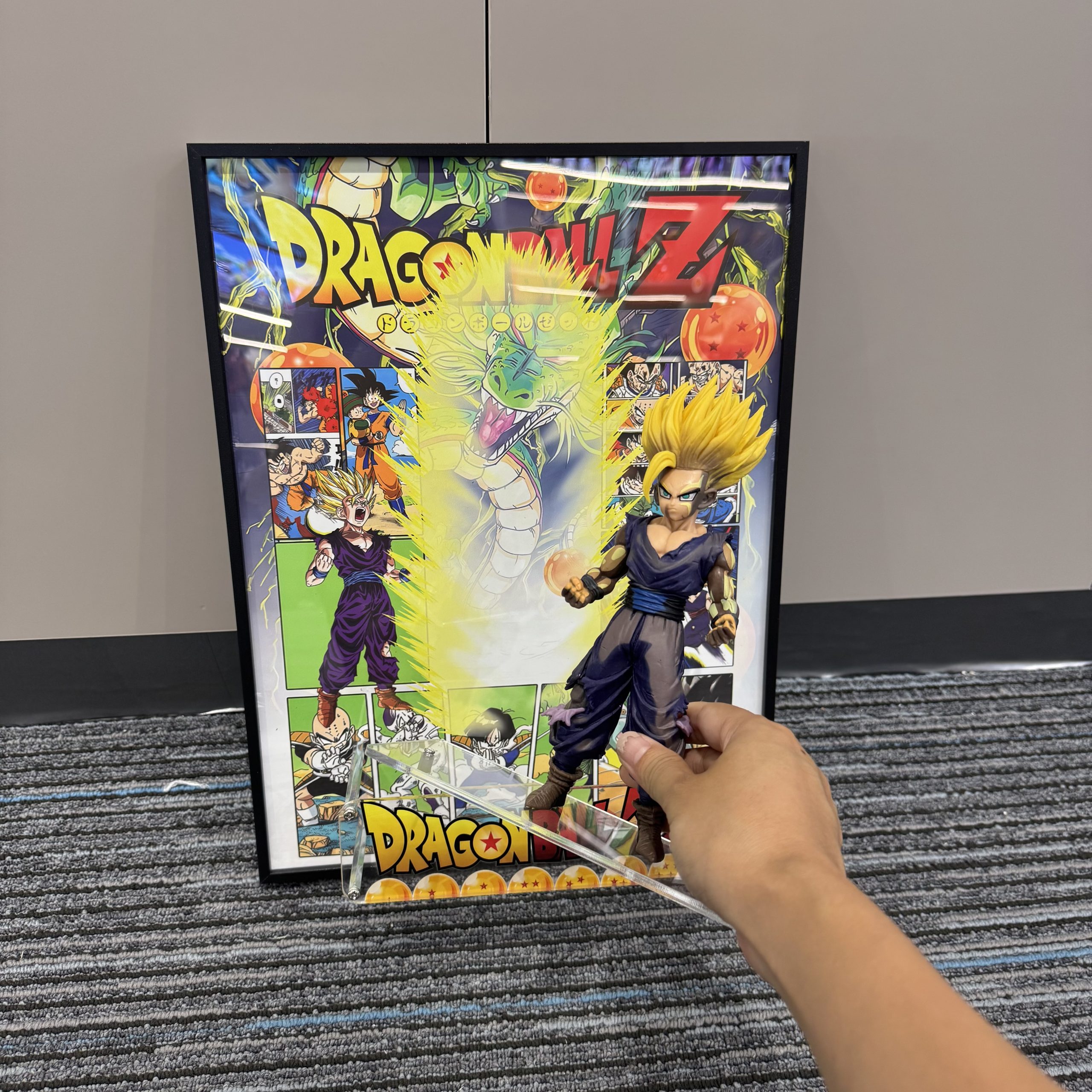 Dragon Ball Gohan 3D three-dimensional hanging painting popular anime hand figures boy