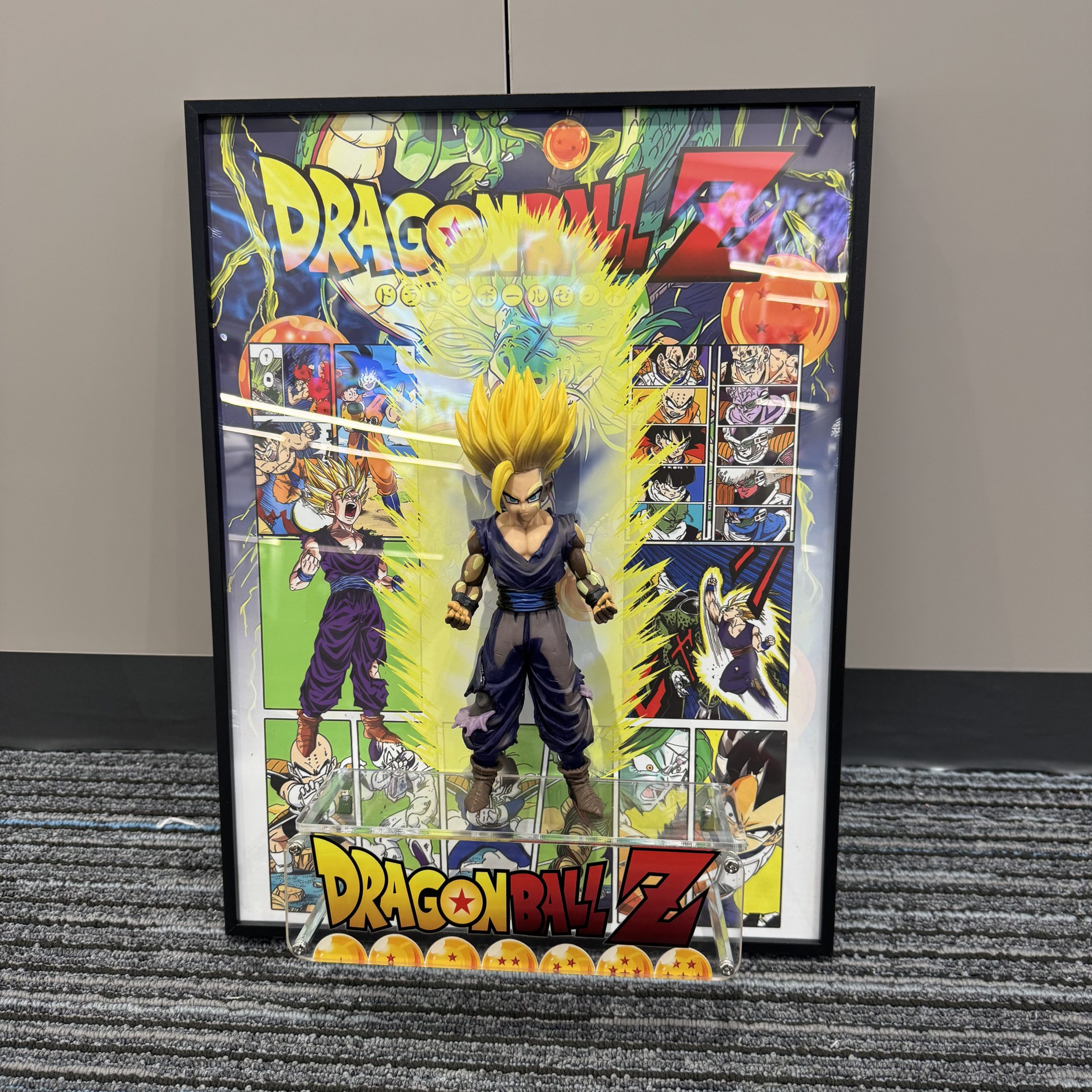 Dragon Ball Gohan 3D three-dimensional hanging painting popular anime hand figures boy