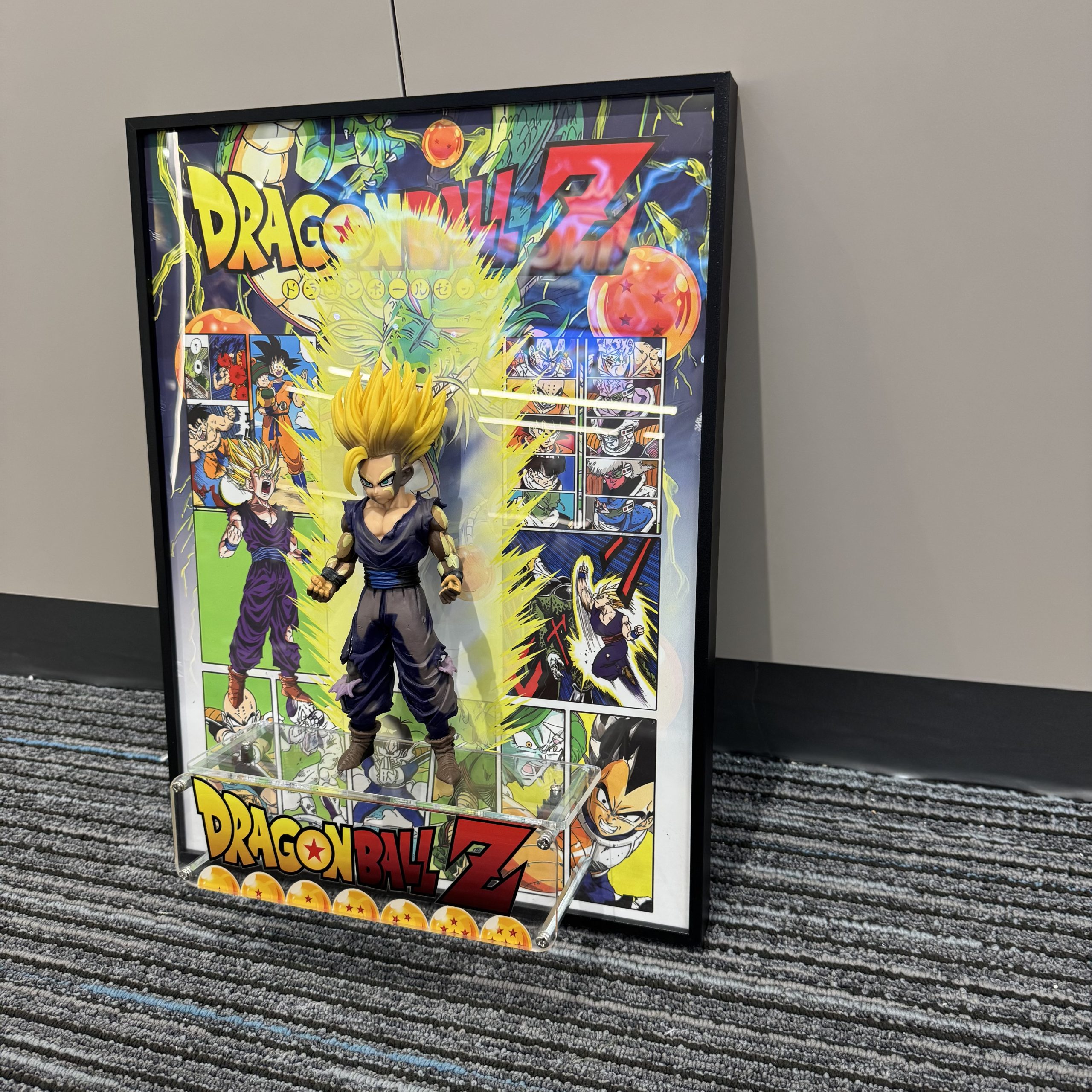 Dragon Ball Gohan 3D three-dimensional hanging painting popular anime hand figures boy