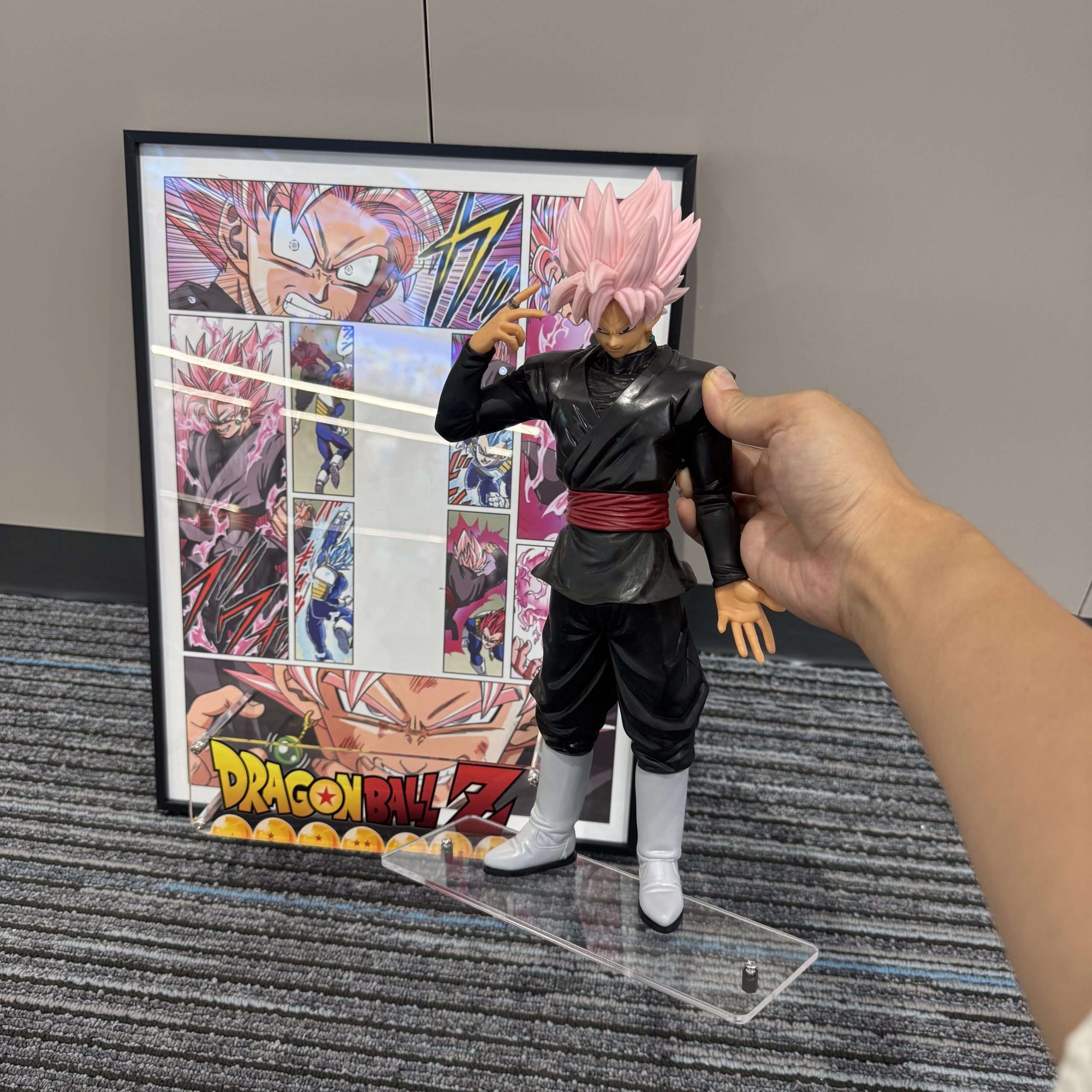 Dragon Ball Pink Goku 3D Hanging Painting anime building figure