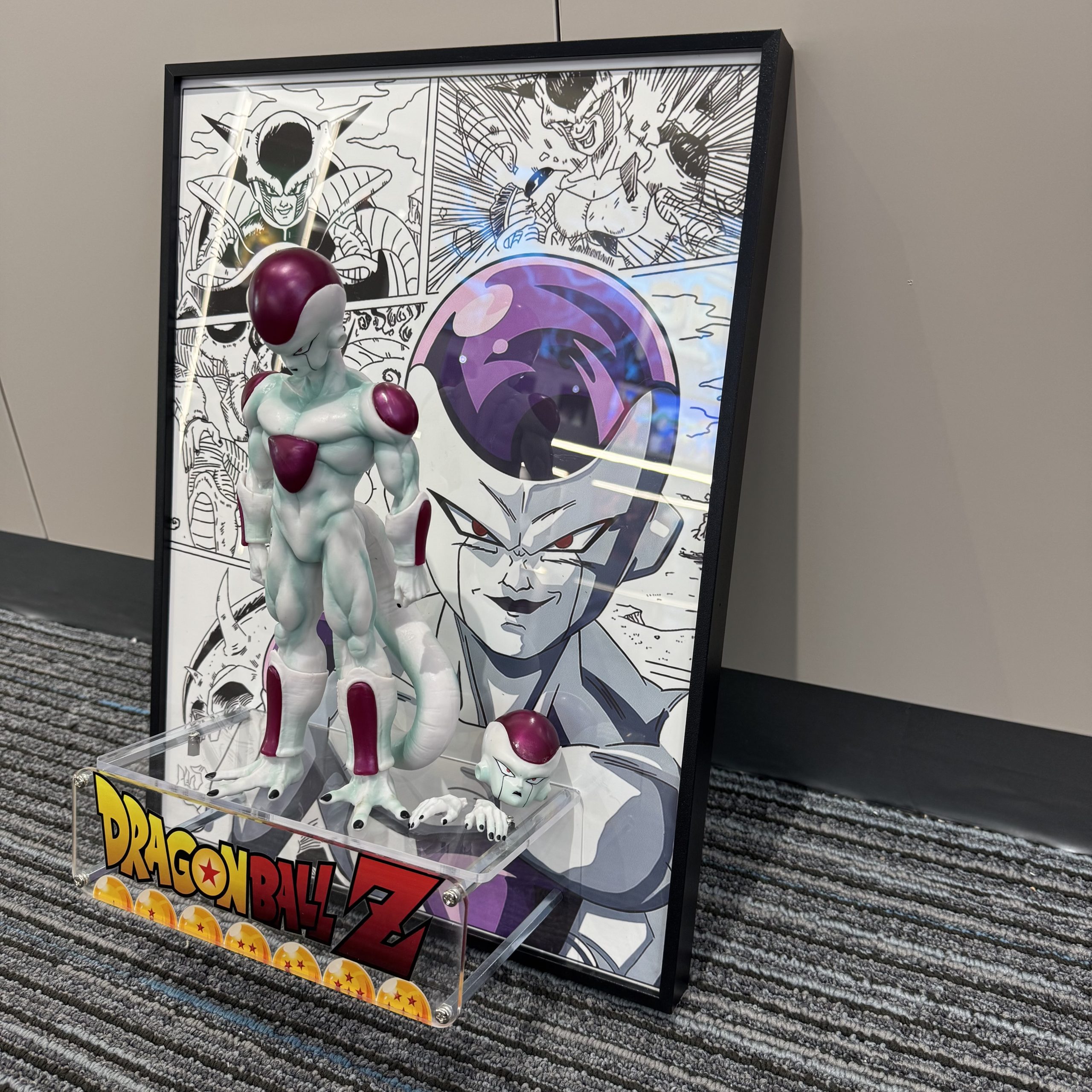 Dragon Ball White Cave Frieza 3D hanging painting anime figures