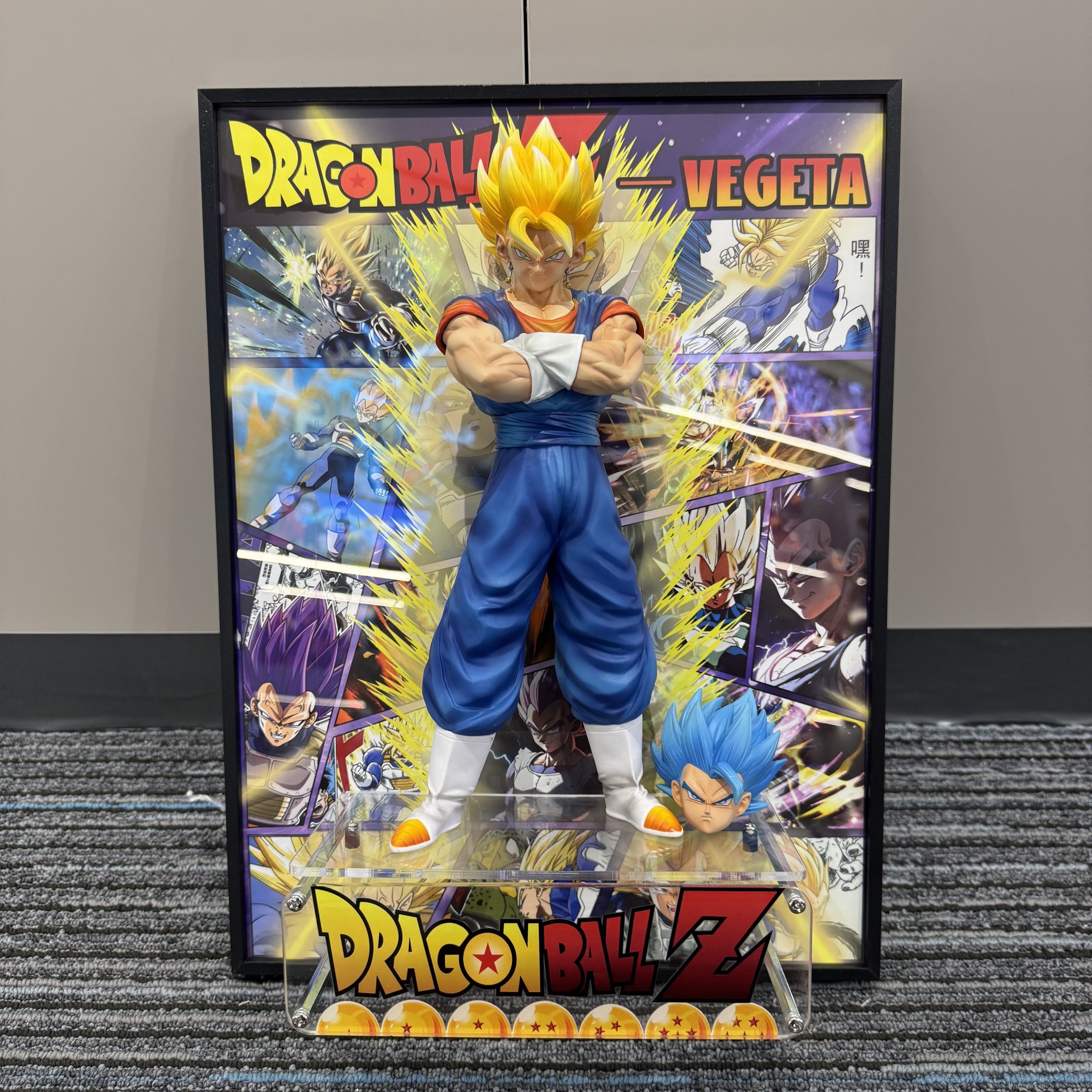 Pop culture toy Dragon Ball Double-Headed Vegito 3D Hanging Painting model decorate