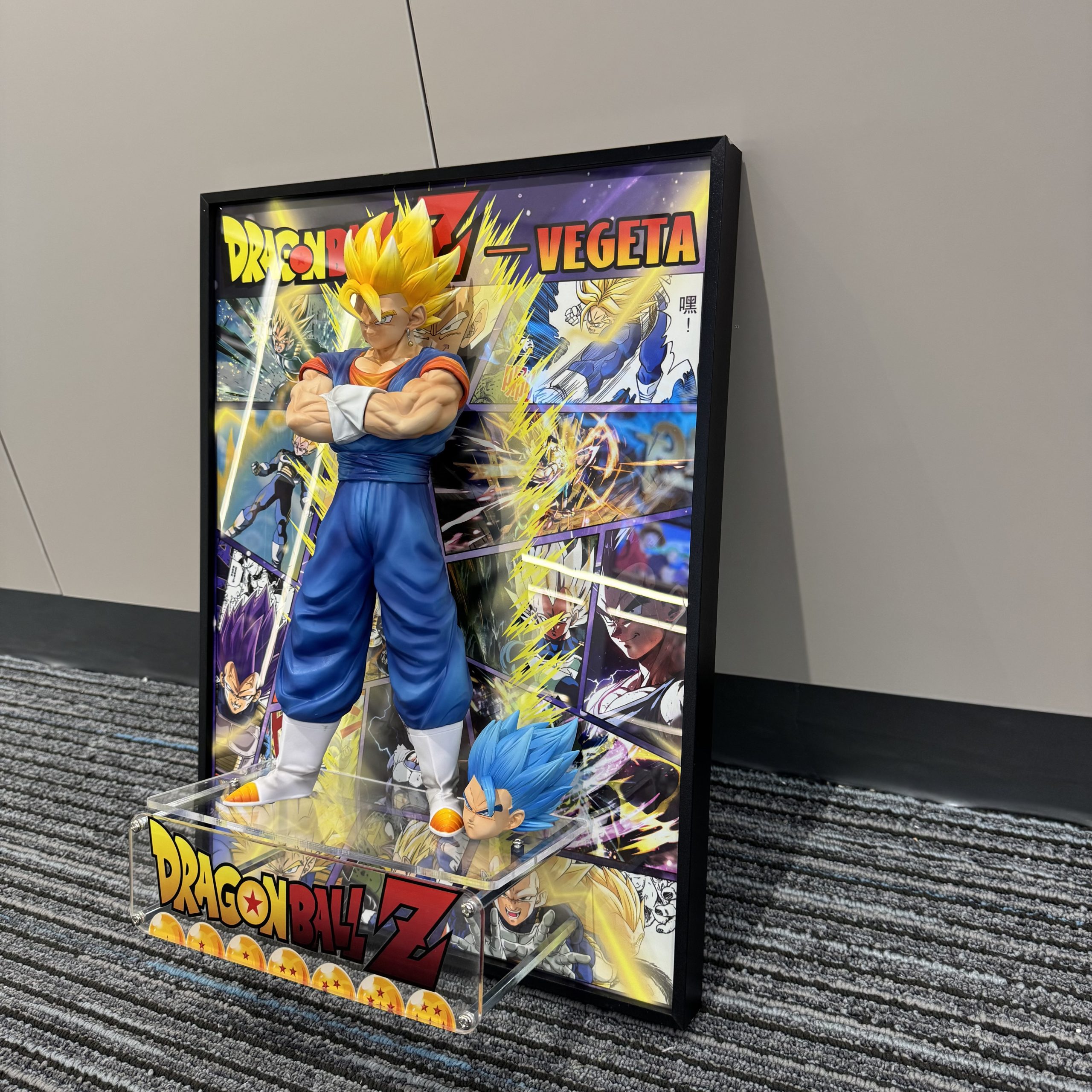 Pop culture toy Dragon Ball Double-Headed Vegito 3D Hanging Painting model decorate