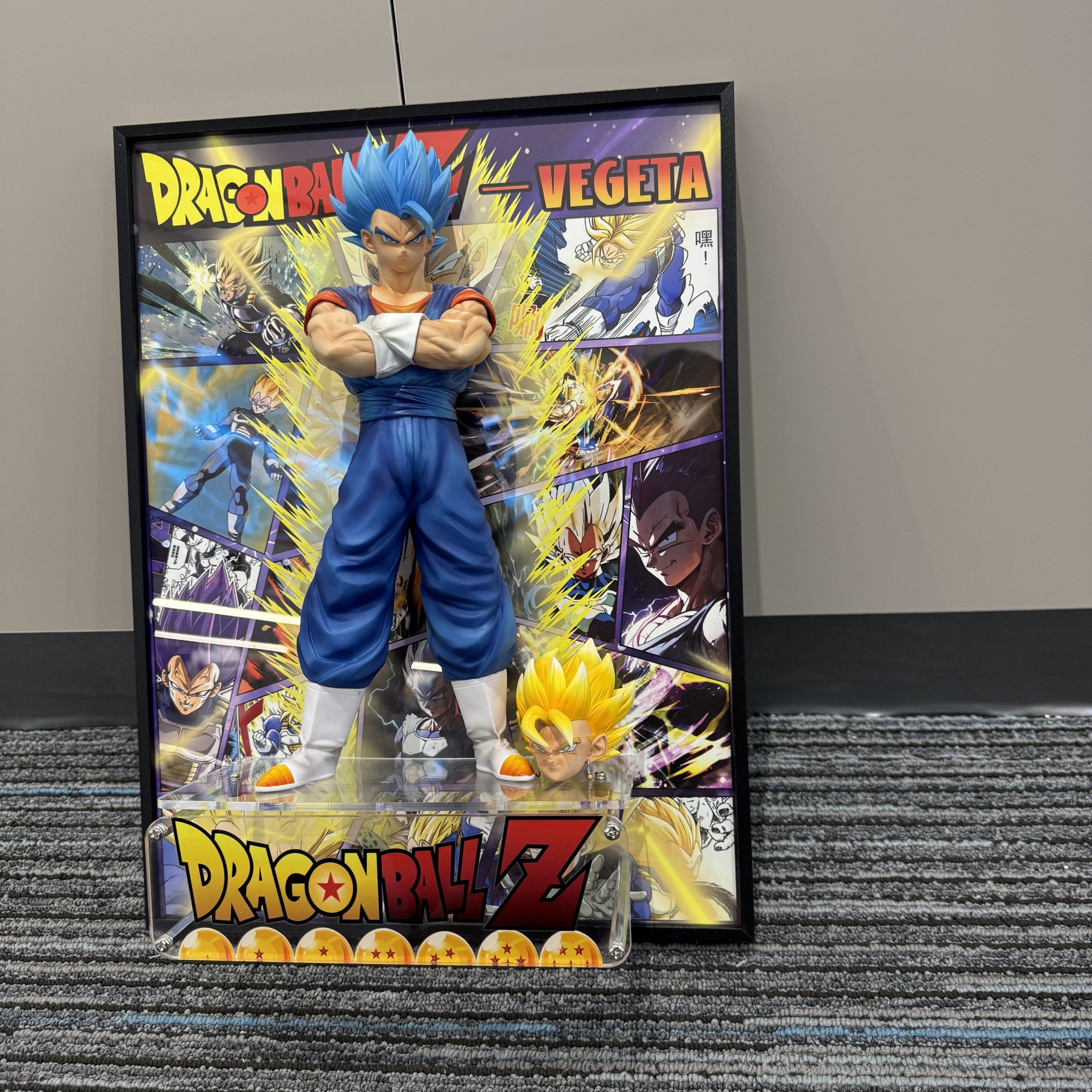 Pop culture toy Dragon Ball Double-Headed Vegito 3D Hanging Painting model decorate