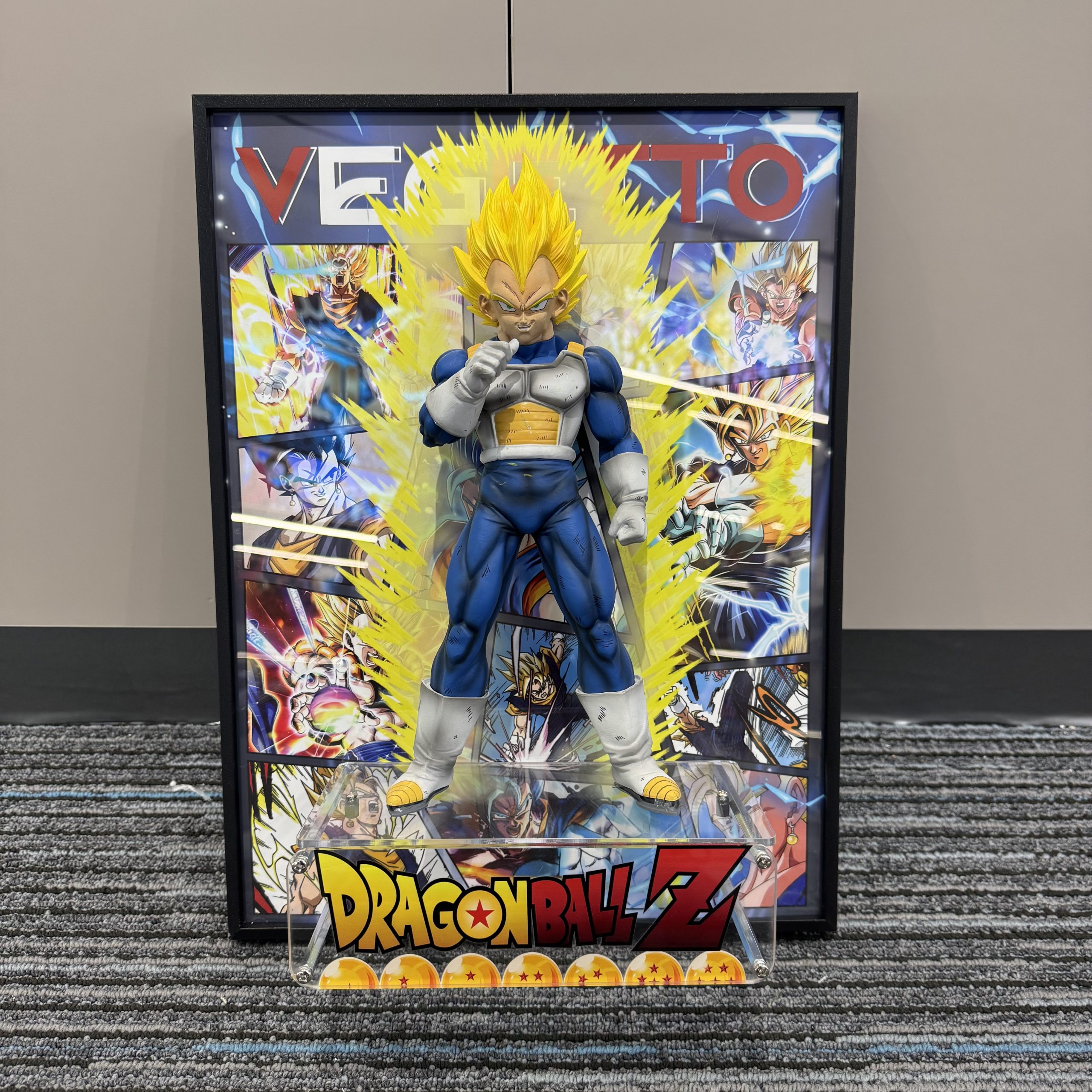 Popular figure Dragon Ball Super Vegeta 3D hanging painting anime