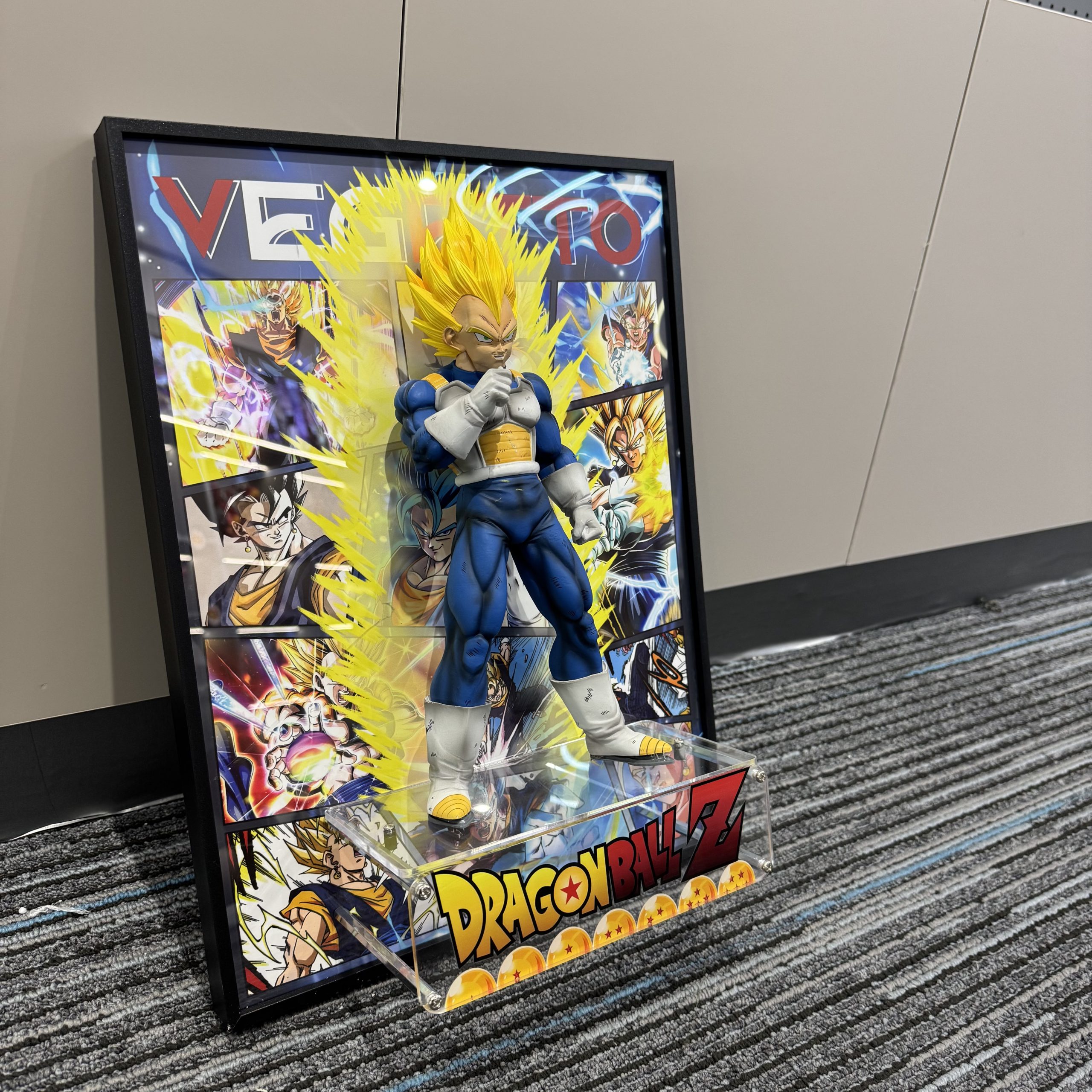 Popular figure Dragon Ball Super Vegeta 3D hanging painting anime