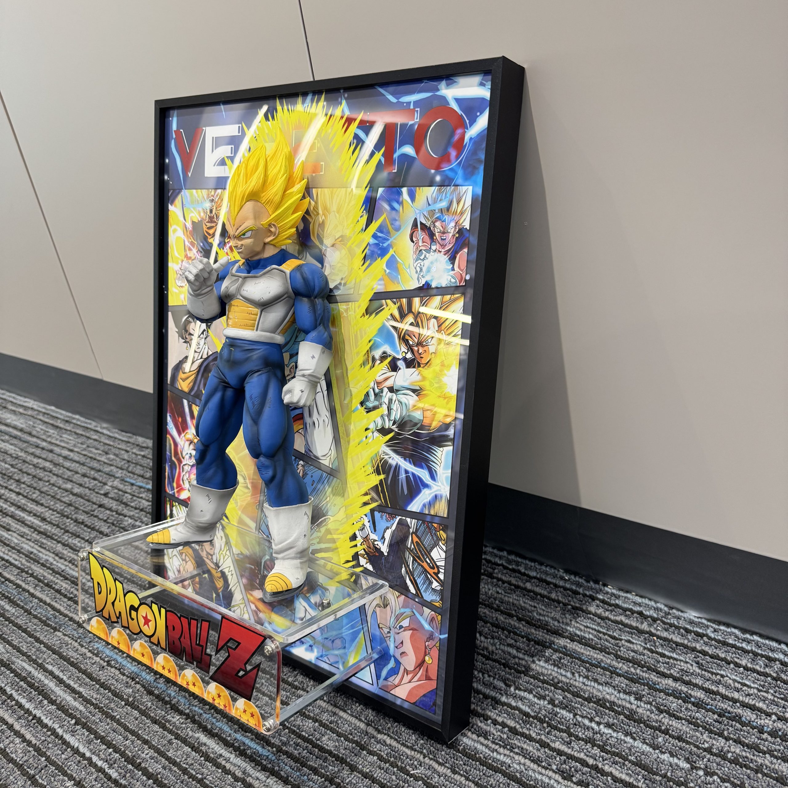 Popular figure Dragon Ball Super Vegeta 3D hanging painting anime